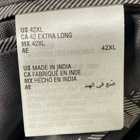 Alfani Men's Slim-Fit Stretch Solid Suit Jacket Charcoal Grey 42XL Blazer NewTag - Picture 12 of 12